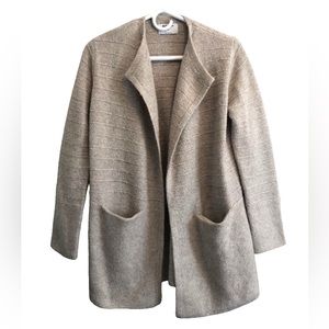 Old Navy Women's Grey Long Open Front Sweater Cardigan Long Sleeve | Size XS